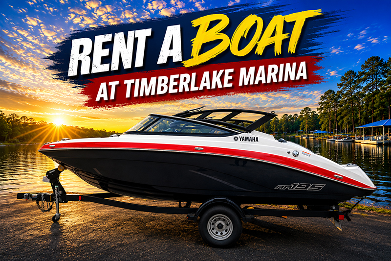 Boat Rentals at Timberlake Marina