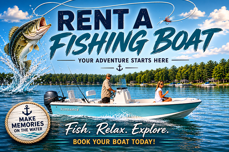 Boat Rentals at Timberlake Marina